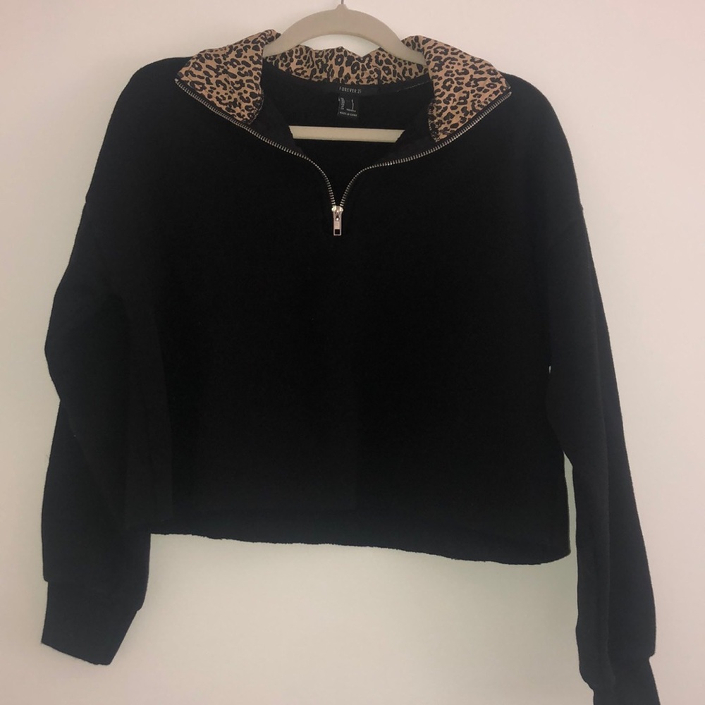 Cheetah Quarter-zip